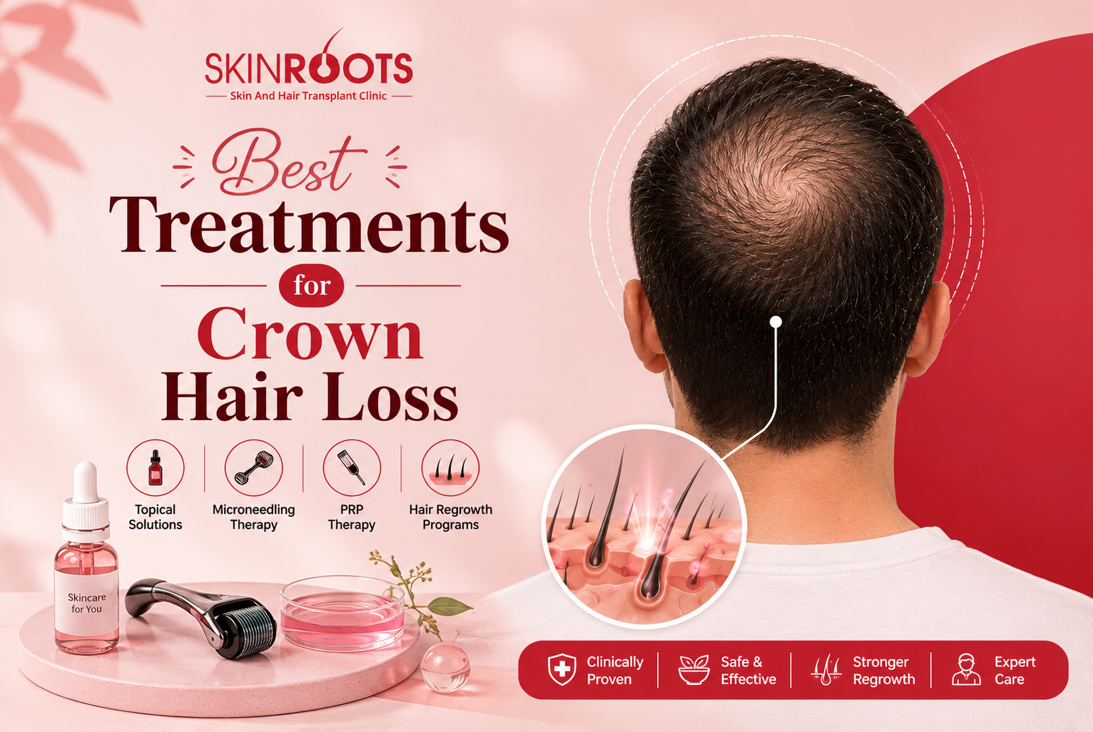 Best Treatments for Crown Hair Loss